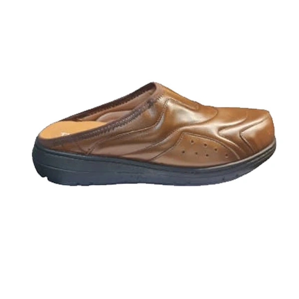 SABOT medicale R18 Marron cuir ..........    sandale médicale femme confortable Maroc